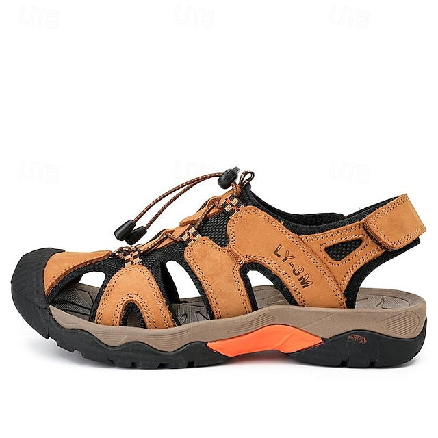 Men's Breathable Hiking Sandals with Adjustable Straps and Non-Slip Sole - Tyler Wear